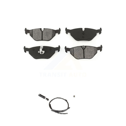 Semi-Metallic Disc Brake Pads And Wear Sensors Rear Kit For BMW Z4