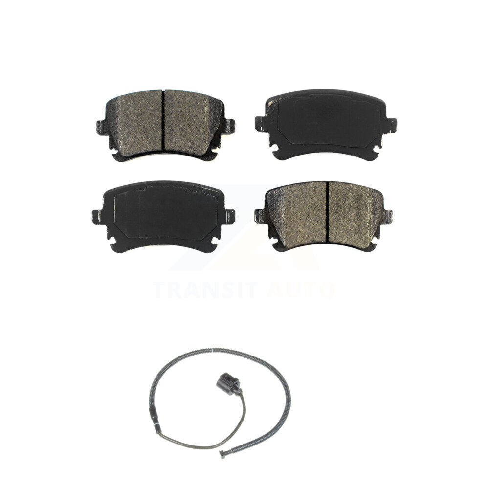 Semi-Metallic Disc Brake Pad Wear Sensor Rear Kit For Volkswagen Phaeton Audi S6