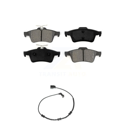 Semi-Metallic Disc Brake Pads And Wear Sensors Rear Kit For Jaguar XF XJ XK XKR
