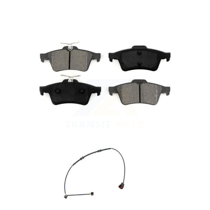 Semi-Metallic Disc Brake Pads And Wear Sensors Rear Kit For Jaguar XK XKR