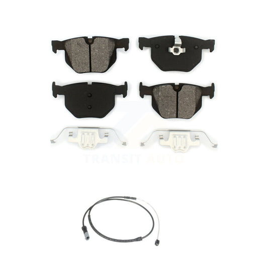 Semi-Metallic Disc Brake Pads And Wear Sensors Rear Kit For BMW X5 X6