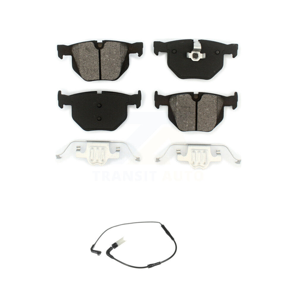 Semi-Metallic Brake Pad Wear Sensor Rear Kit For BMW 530i 530xi 528i xDrive 525i