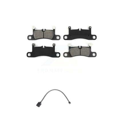 Semi-Metallic Brake Pads & Wear Sensor Rear Kit For Porsche Cayenne with Harness