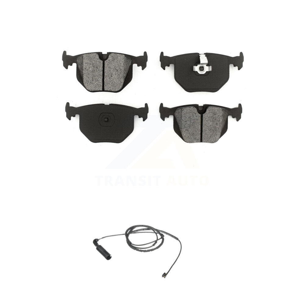 Semi-Metallic Disc Brake Pads Wear Sensor Rear Kit For BMW 330Ci 330i 330xi 3.0L