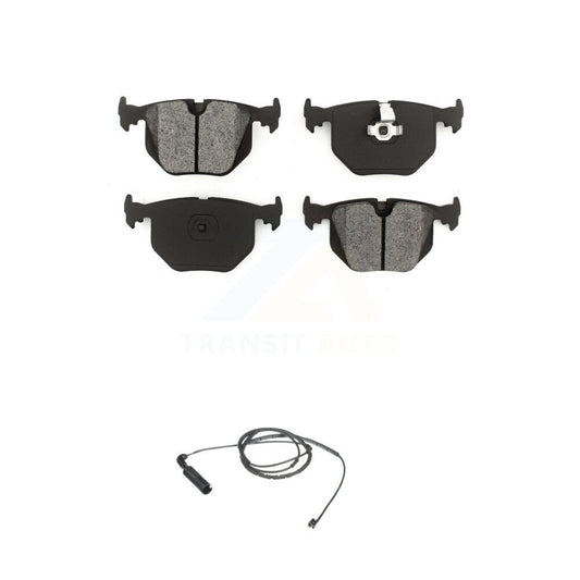 Semi-Metallic Disc Brake Pads Wear Sensor Rear Kit For BMW 330Ci 330i 330xi 3.0L