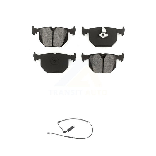 Semi-Metallic Disc Brake Pads And Wear Sensors Rear Kit For 2000-2006 BMW X5