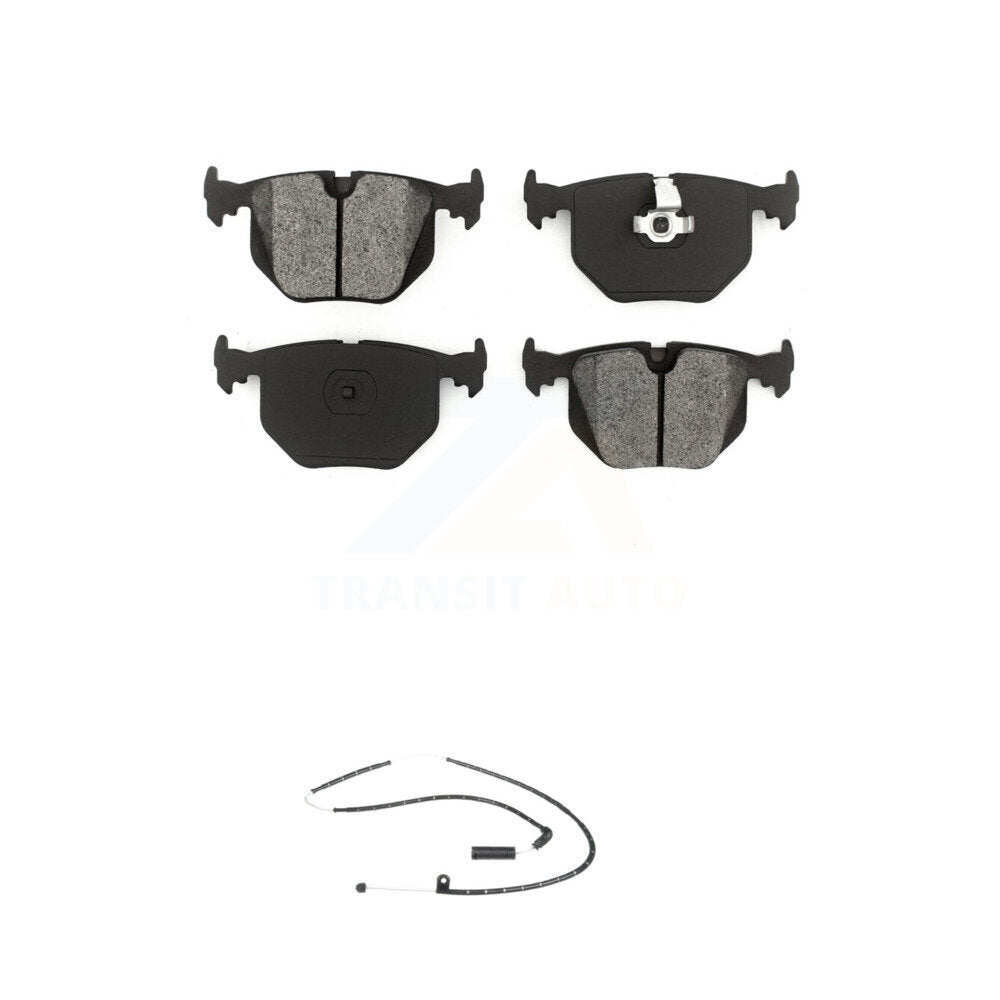 Semi-Metallic Disc Brake Pads And Wear Sensors Rear Kit For Land Rover Range