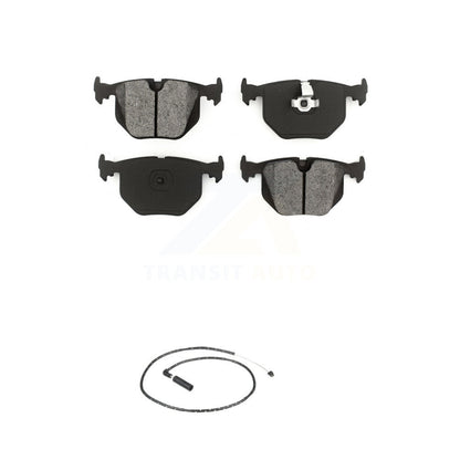 Semi-Metallic Disc Brake Pads And Wear Sensors Rear Kit For 2004-2010 BMW X3
