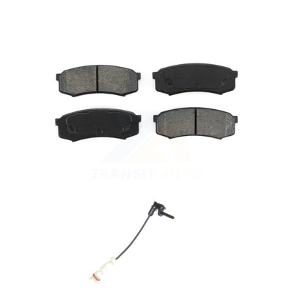 Semi-Metallic Brake Pad Wear Sensor Rear Kit For 2000 Mercedes-Benz C43 AMG 4.3L