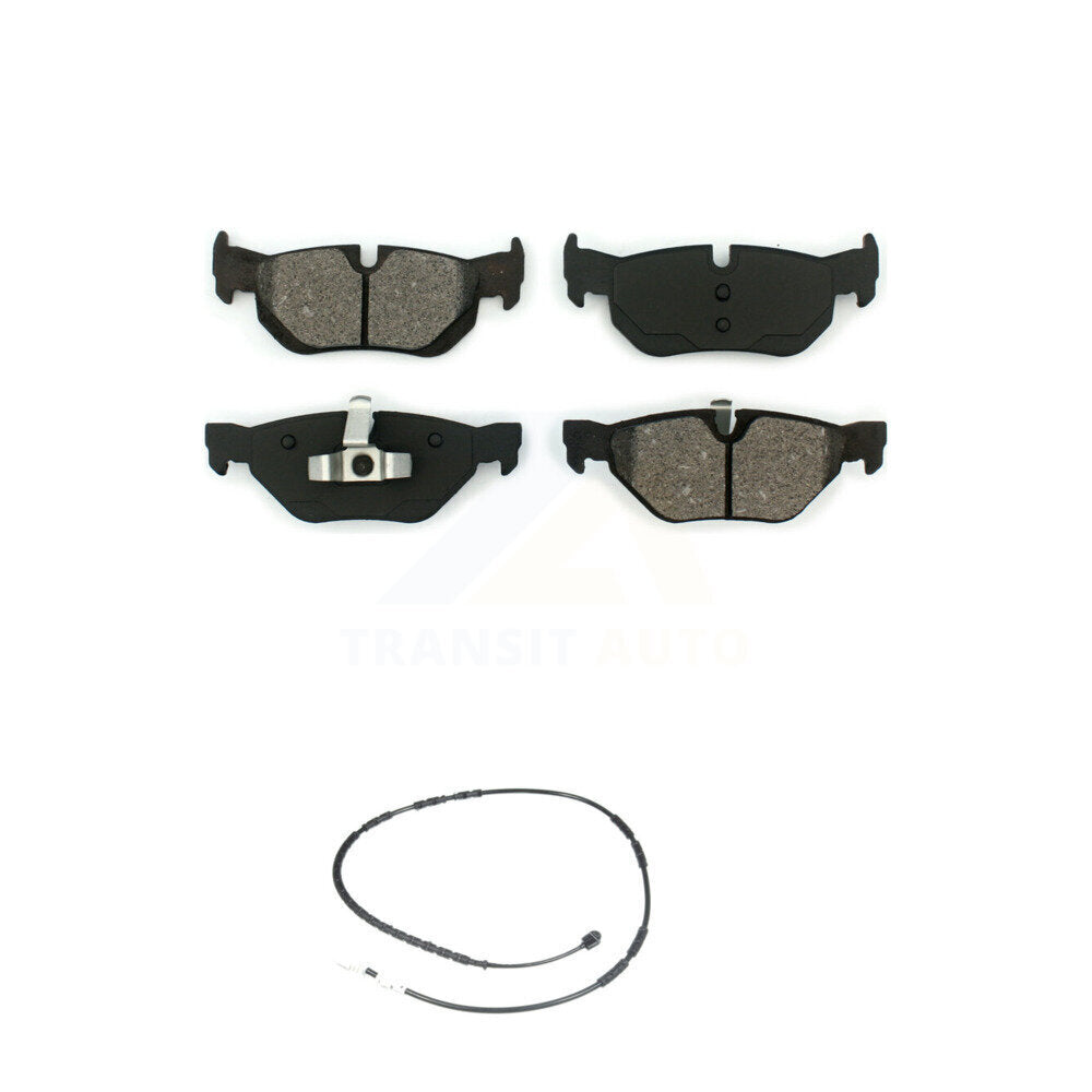 Semi-Metallic Disc Brake Pads And Wear Sensors Rear Kit For BMW 328i xDrive 128i