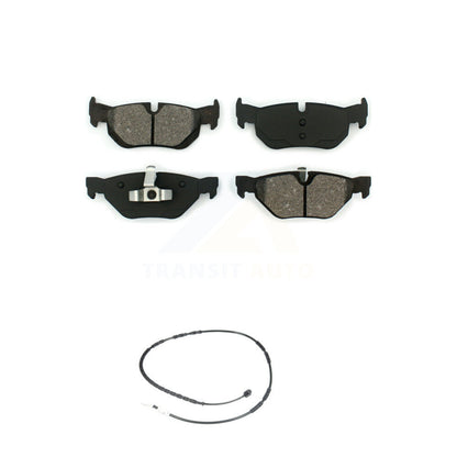 Semi-Metallic Disc Brake Pads And Wear Sensors Rear Kit For BMW 328i xDrive 128i
