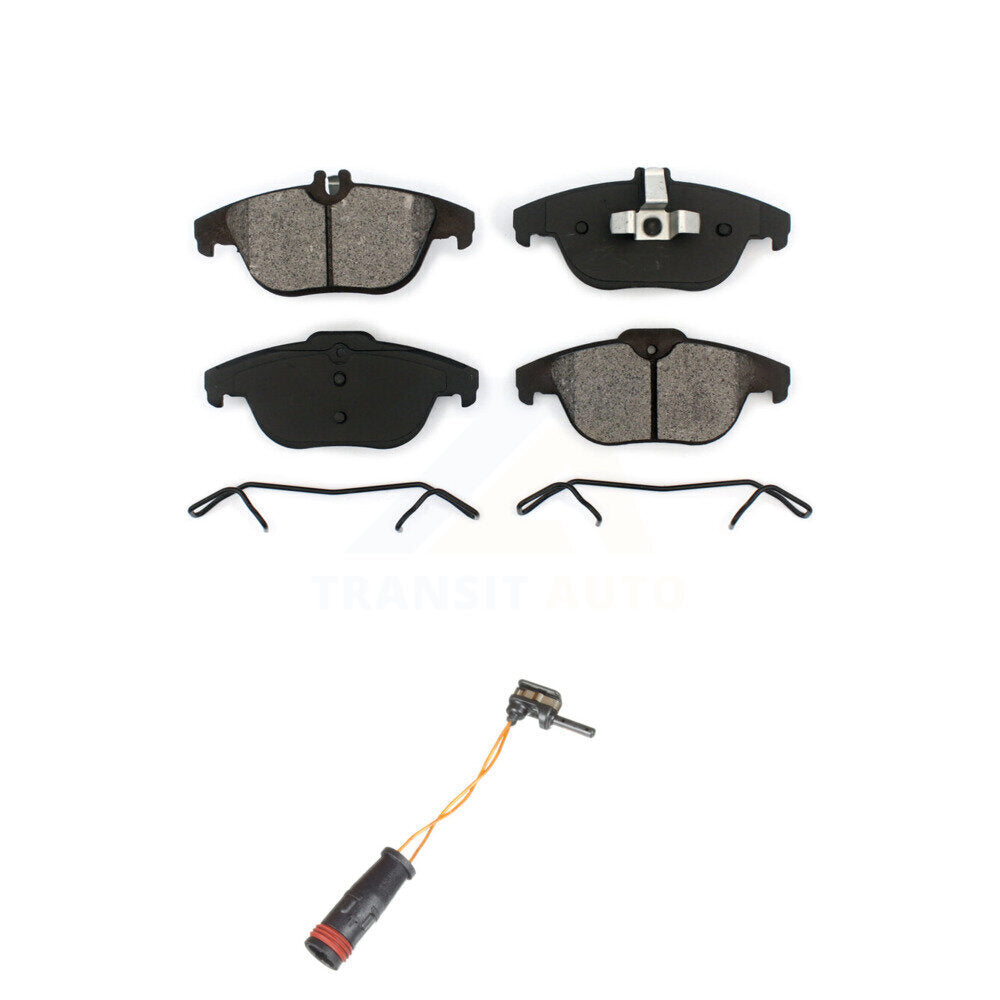 Semi-Metallic Brake Pads Wear Sensor Rear Kit For Mercedes-Benz C300 GLK350 E350
