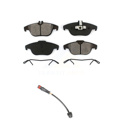 Semi-Metallic Brake Pad Wear Sensor Rear Kit For 2011 Mercedes-Benz C63 AMG 6.3L