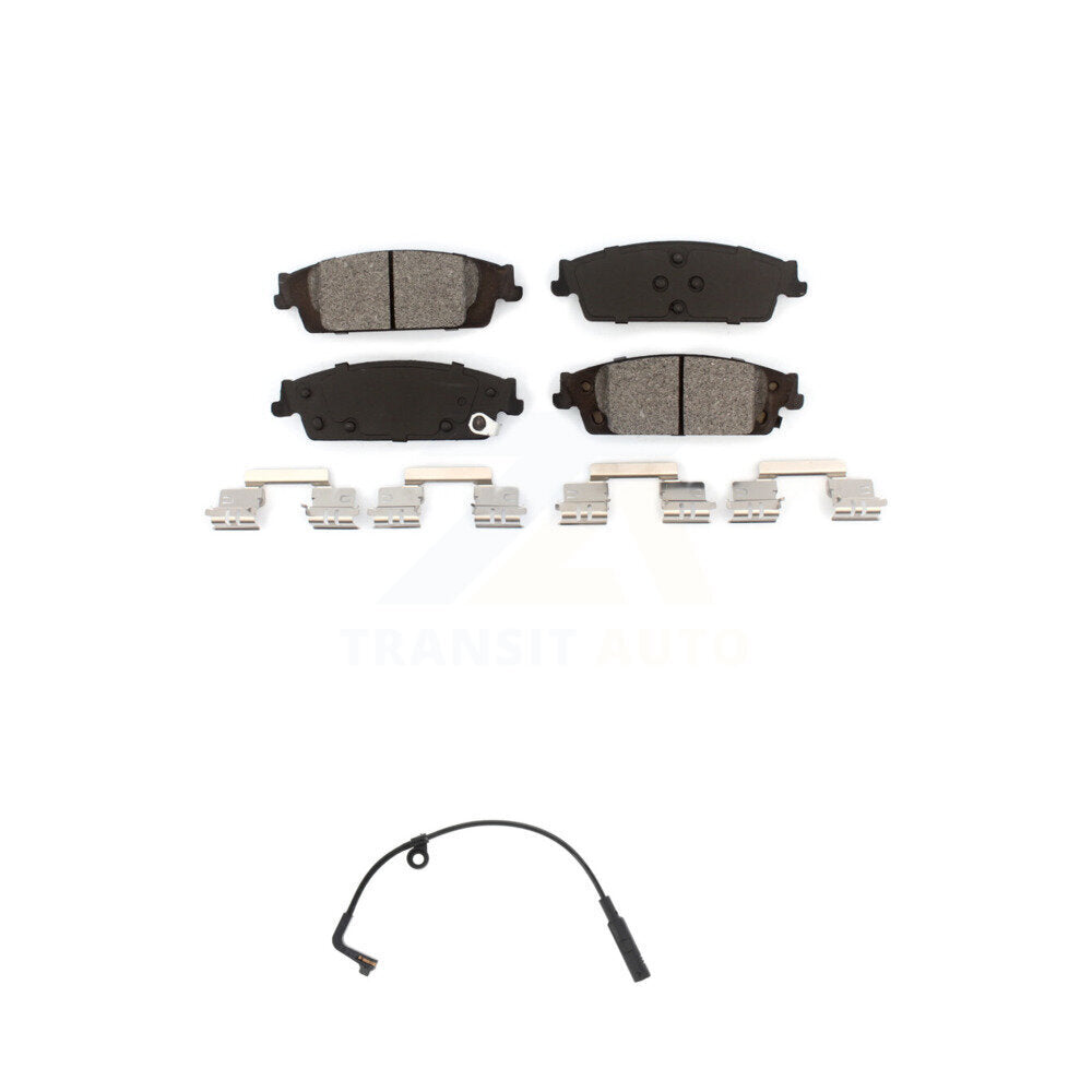 Semi-Metallic Brake Pad Wear Sensor Rear Kit For Chevrolet Silverado 1500 LD GMC