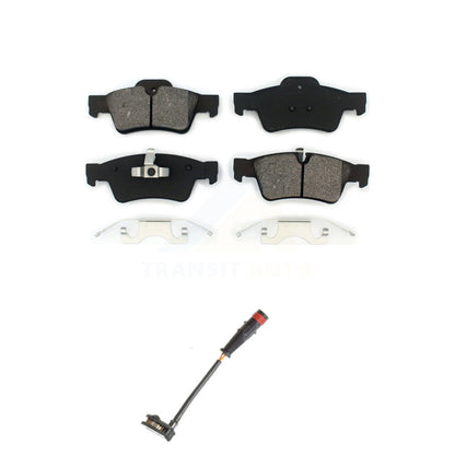 Semi-Metallic Brake Pads & Wear Sensor Rear Kit For Mercedes-Benz ML350 R350 G63