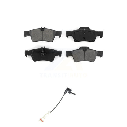 Semi-Metallic Disc Brake Pads And Wear Sensors Rear Kit For Mercedes-Benz E320