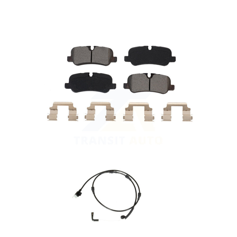 Semi-Metallic Brake Pads Wear Sensor Rear Kit For Land Rover Range Sport LR4 LR3