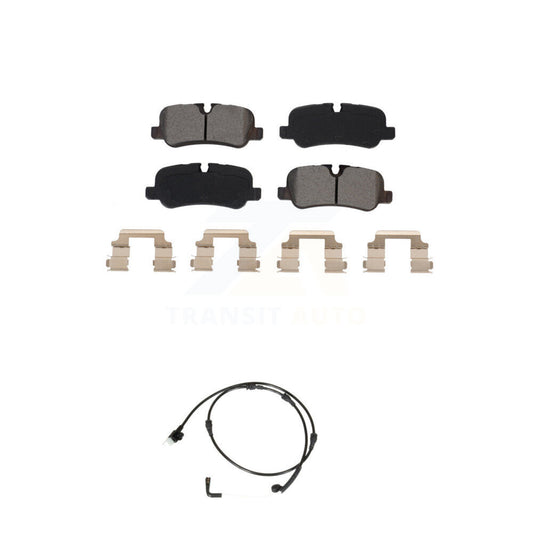 Semi-Metallic Brake Pads Wear Sensor Rear Kit For Land Rover Range Sport LR4 LR3