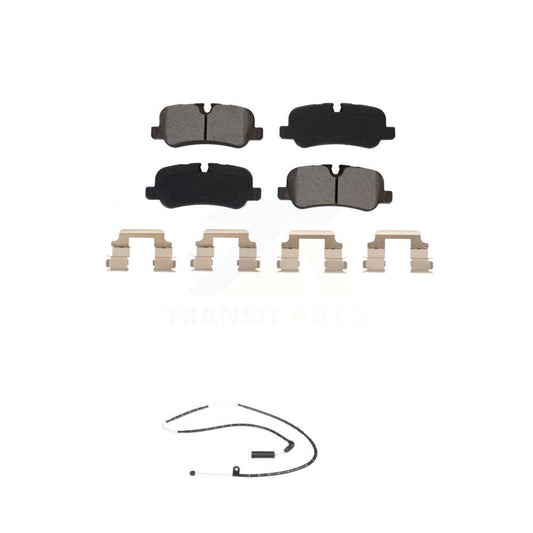 Semi-Metallic Disc Brake Pads And Wear Sensors Rear Kit For Land Rover Range