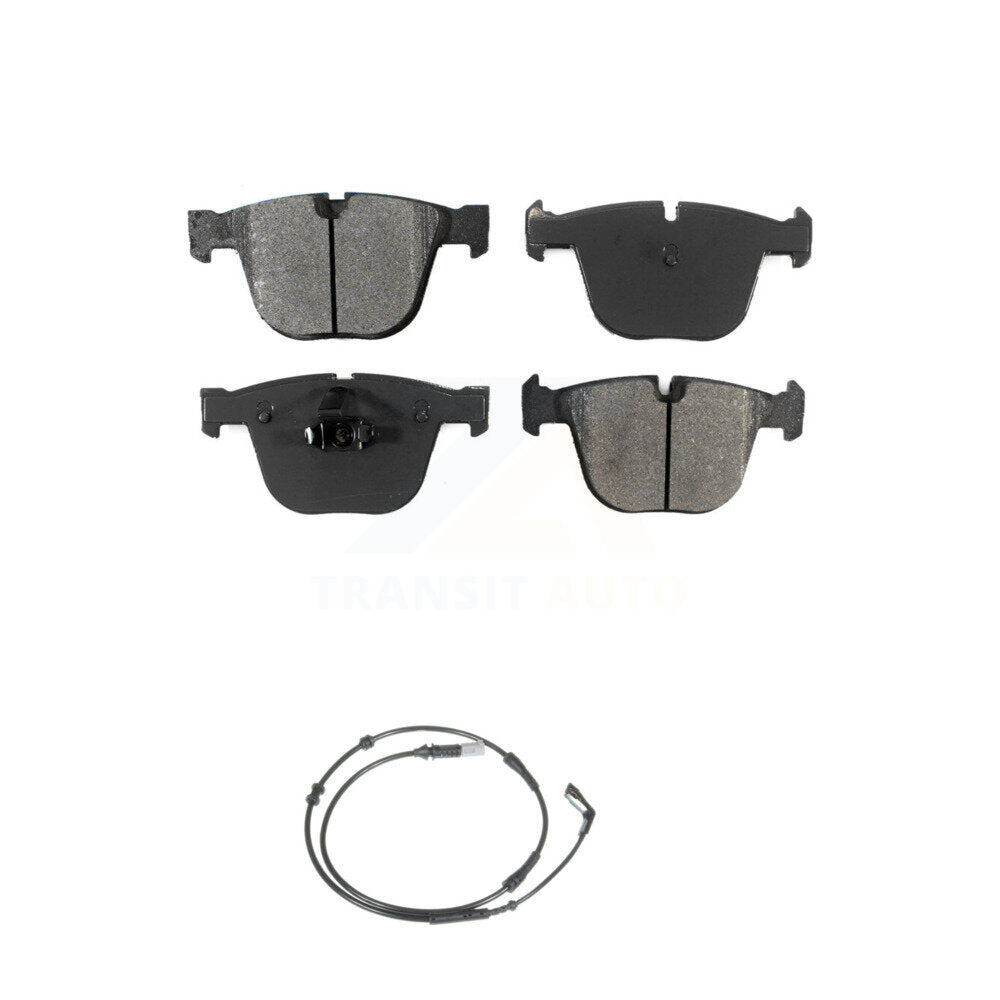 Semi-Metallic Disc Brake Pads And Wear Sensors Rear Kit For BMW 750i 750Li