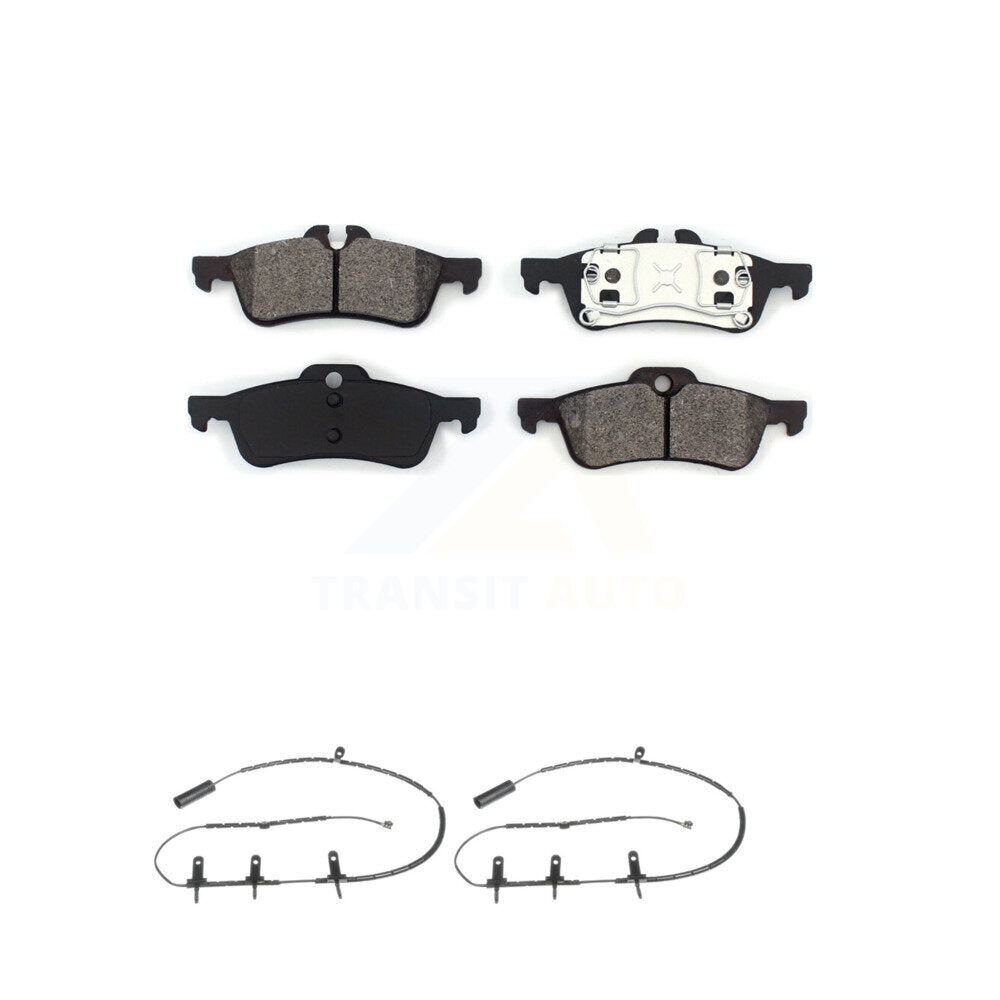 Semi-Metallic Disc Brake Pads And Wear Sensors Rear Kit For Mini Cooper
