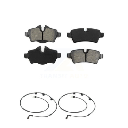 Semi-Metallic Disc Brake Pads And Wear Sensors Rear Kit For Mini Cooper
