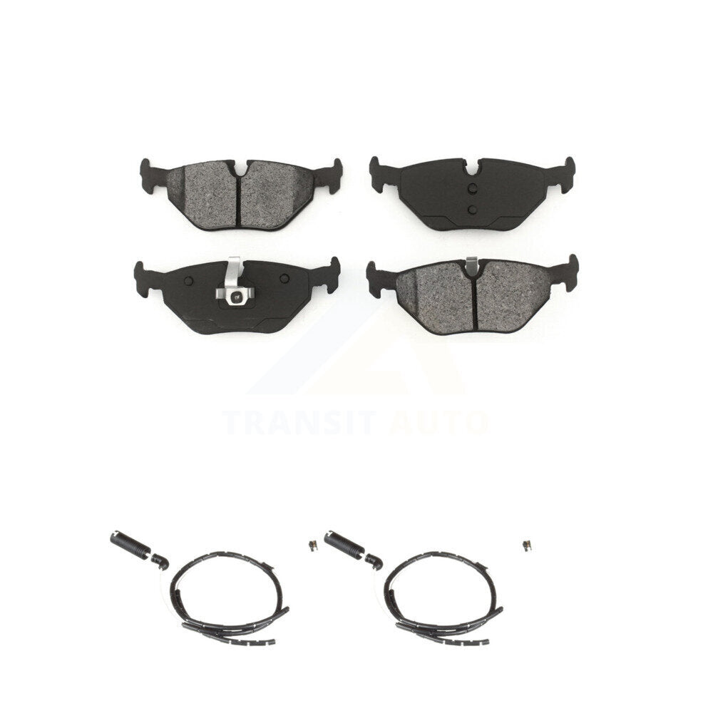 Semi-Metallic Disc Brake Pads And Wear Sensors Rear Kit For BMW Z4