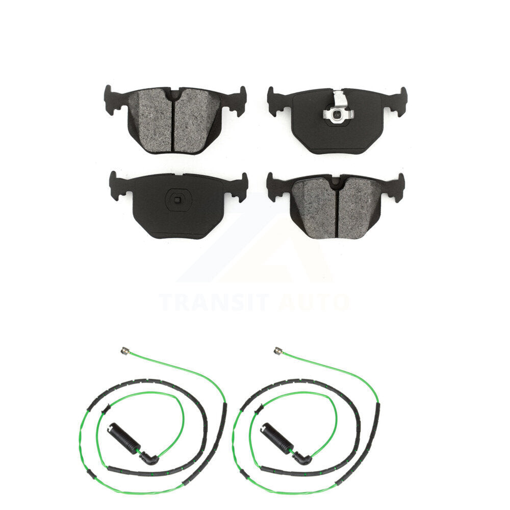 Semi-Metallic Disc Brake Pads And Wear Sensors Rear Kit For BMW Z4