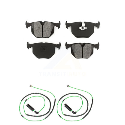 Semi-Metallic Disc Brake Pads And Wear Sensors Rear Kit For BMW Z4