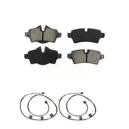 Semi-Metallic Disc Brake Pads And Wear Sensors Rear Kit For Mini Cooper 1.6L