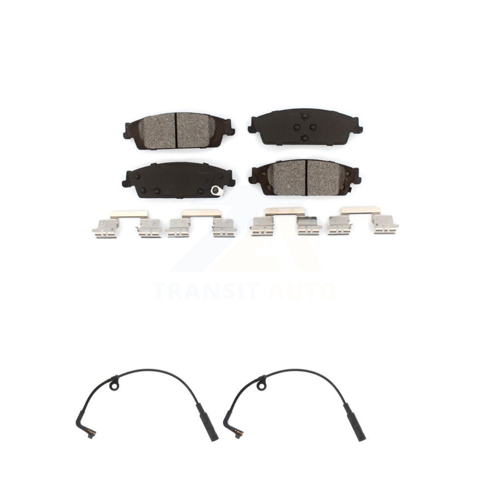 Semi-Metallic Brake Pad Wear Sensor Rear Kit For Chevrolet Silverado 1500 LD GMC