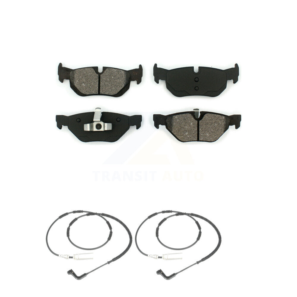 Semi-Metallic Brake Pad Wear Sensor Rear Kit For BMW 323i 328i 128i xDrive 328xi