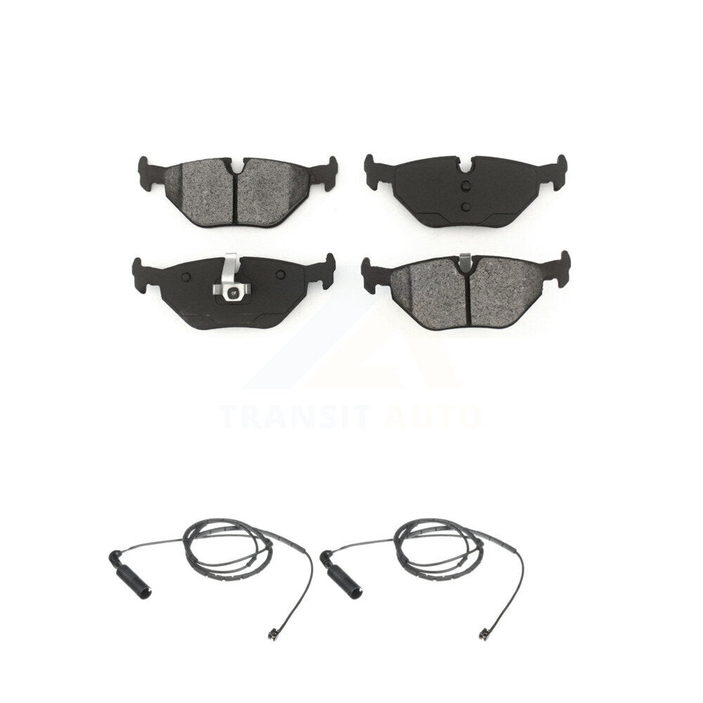 Semi-Metallic Brake Pads Wear Sensor Rear Kit For BMW 325i 325Ci 320i 325xi 328i