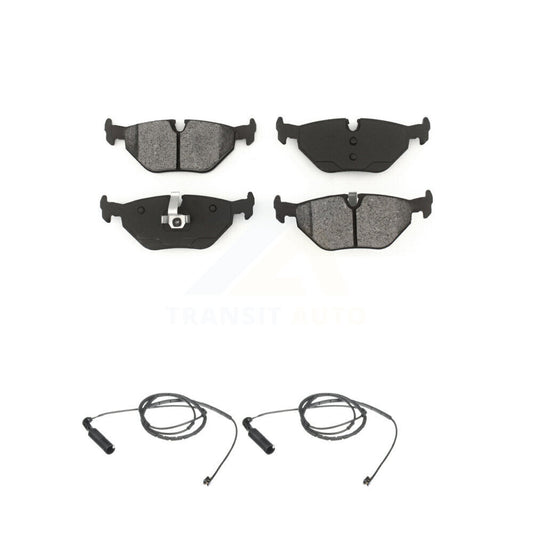 Semi-Metallic Brake Pads Wear Sensor Rear Kit For BMW 325i 325Ci 320i 325xi 328i