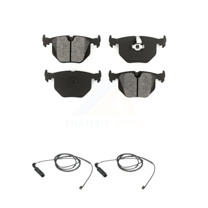 Semi-Metallic Disc Brake Pads Wear Sensor Rear Kit For BMW 330Ci 330i 330xi 3.0L