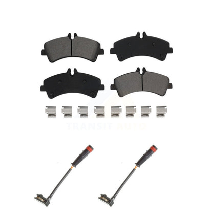 Semi-Metallic Brake Pad And Wear Sensor Rear Kit For Sprinter 3500 Mercedes-Benz