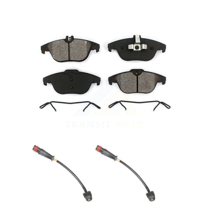 Semi-Metallic Brake Pad Wear Sensor Rear Kit For 2011 Mercedes-Benz C63 AMG 6.3L
