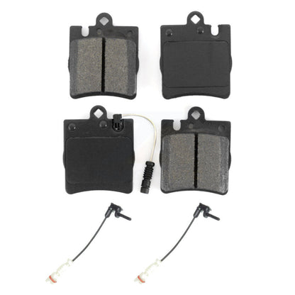 Semi-Metallic Brake Pad Extra Wear Sensor Rear Kit For Mercedes-Benz E320 CLK320
