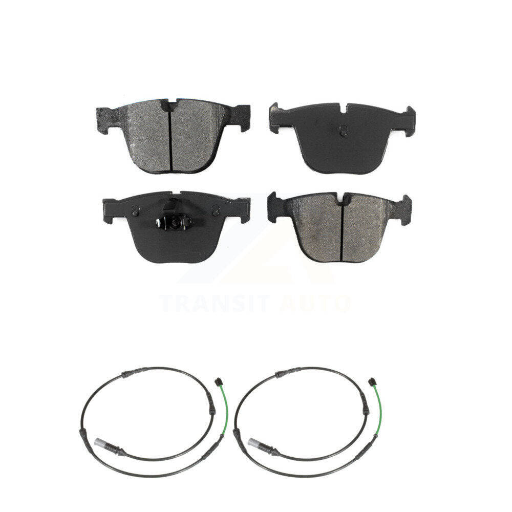 Semi-Metallic Disc Brake Pads & Wear Sensor Rear Kit For BMW 535i GT xDrive 550i