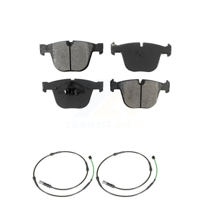 Semi-Metallic Disc Brake Pads & Wear Sensor Rear Kit For BMW 535i GT xDrive 550i