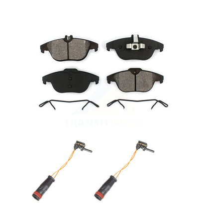 Semi-Metallic Brake Pads Wear Sensor Rear Kit For Mercedes-Benz C300 GLK350 E350