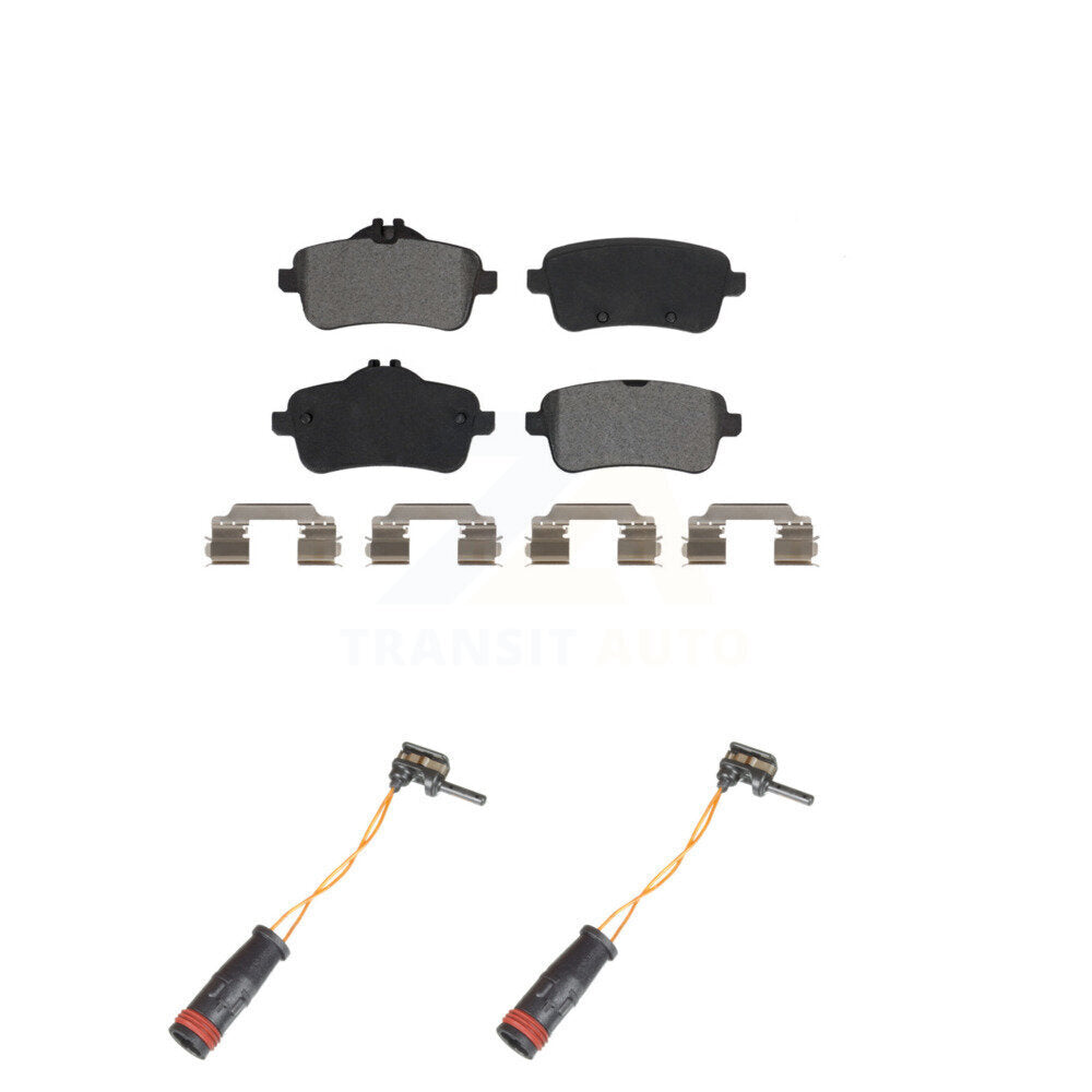 Semi-Metallic Brake Pads Wear Sensor Rear Kit For Mercedes-Benz ML350 GLE400 AMG