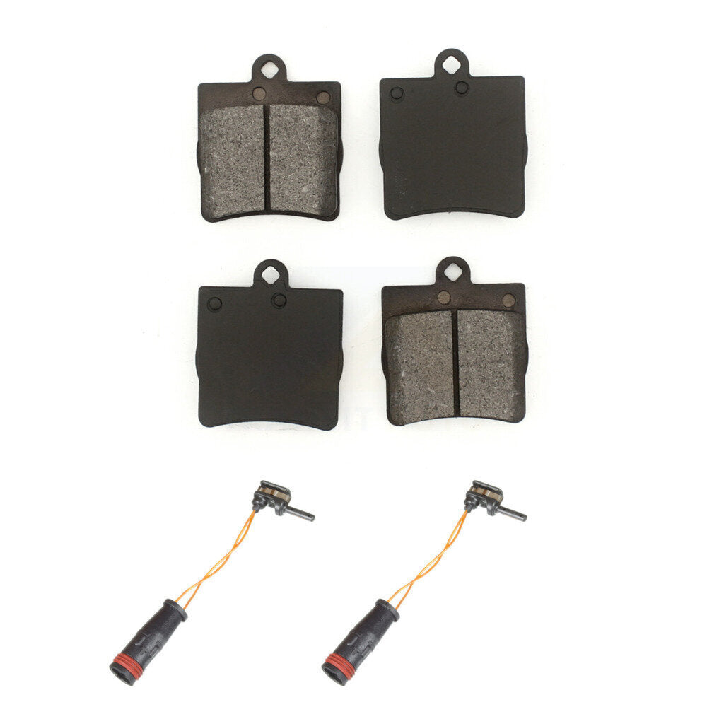 Semi-Metallic Disc Brake Pads & Wear Sensor Rear Kit For Mercedes-Benz C230 C240