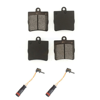 Semi-Metallic Disc Brake Pads & Wear Sensor Rear Kit For Mercedes-Benz C230 C240