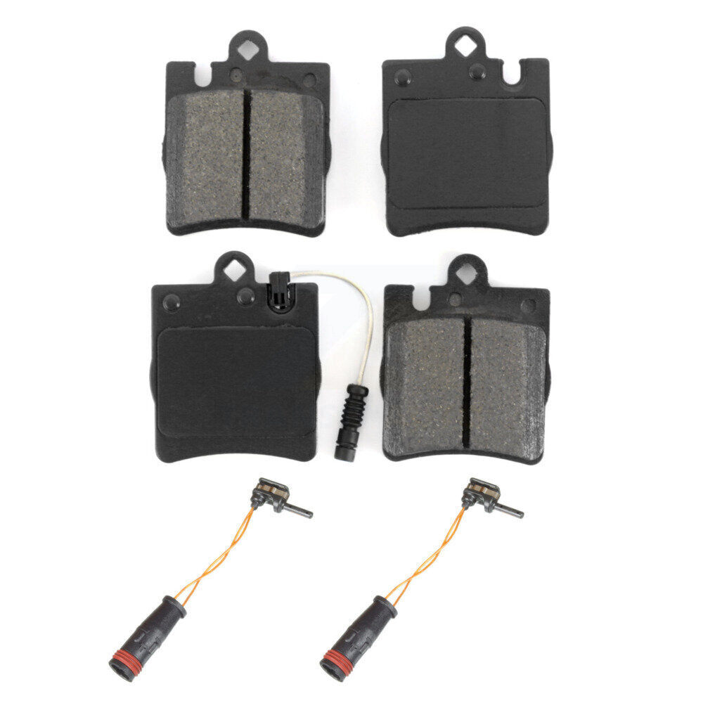 Semi-Metallic Brake Pad Extra Wear Sensor Rear Kit For Mercedes-Benz SLK350 C230