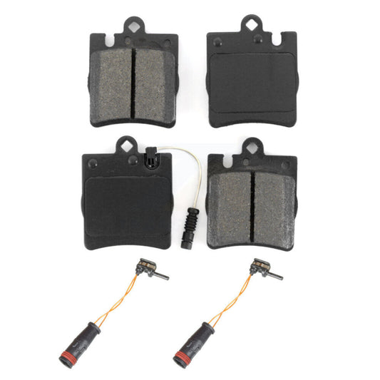 Semi-Metallic Brake Pad Extra Wear Sensor Rear Kit For Mercedes-Benz SLK350 C230