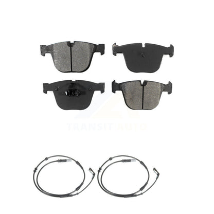Semi-Metallic Disc Brake Pads And Wear Sensors Rear Kit For BMW 750i 750Li