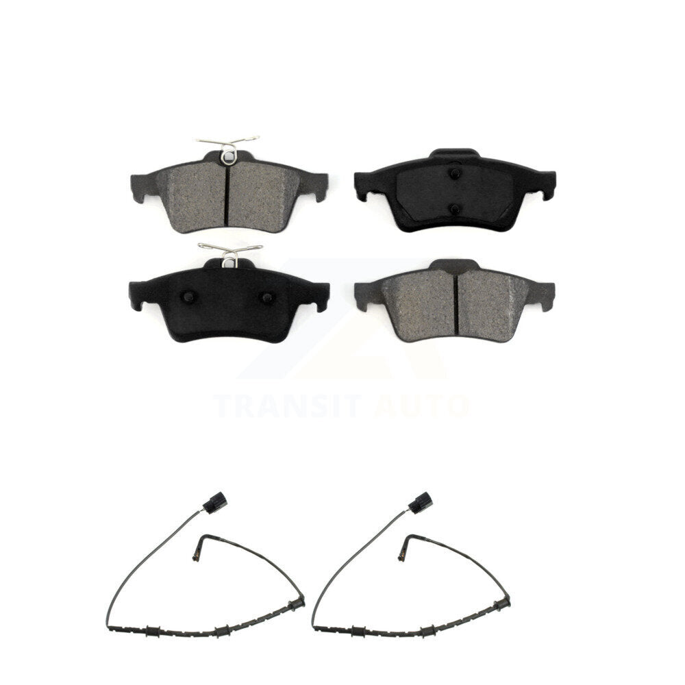 Semi-Metallic Disc Brake Pad Wear Sensor Rear Kit For Jaguar XJ From VIN #V90866