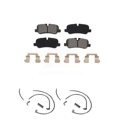 Semi-Metallic Disc Brake Pads And Wear Sensors Rear Kit For Land Rover Range