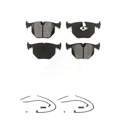 Semi-Metallic Disc Brake Pads And Wear Sensors Rear Kit For Land Rover Range